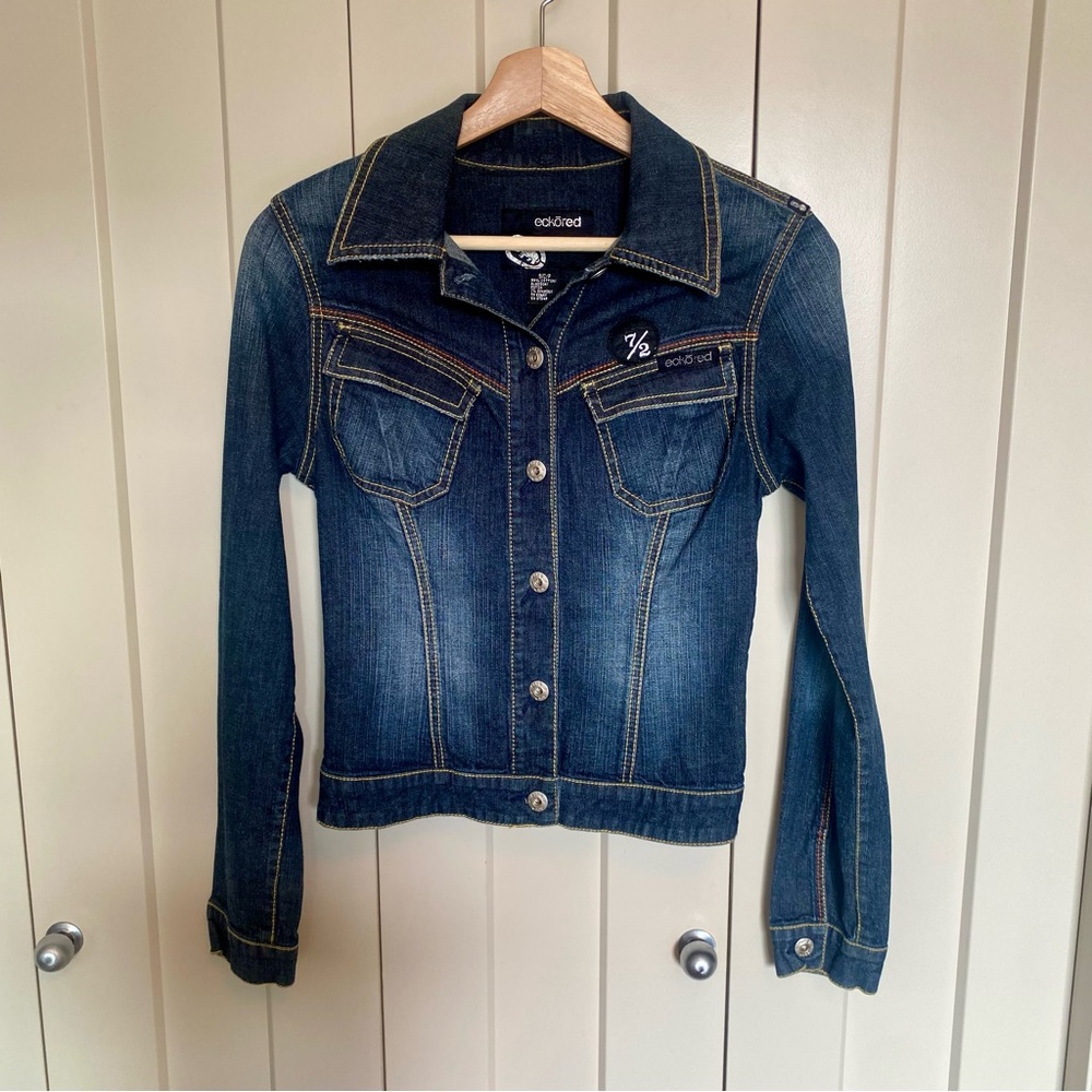 Ecko Unlimited Dark Blue Jean Jacket